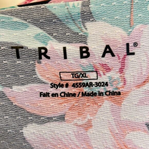 Woman's Tribal Tunic Dress, Long sleeves dress with Pockets -Size XL - Picture 6 of 9